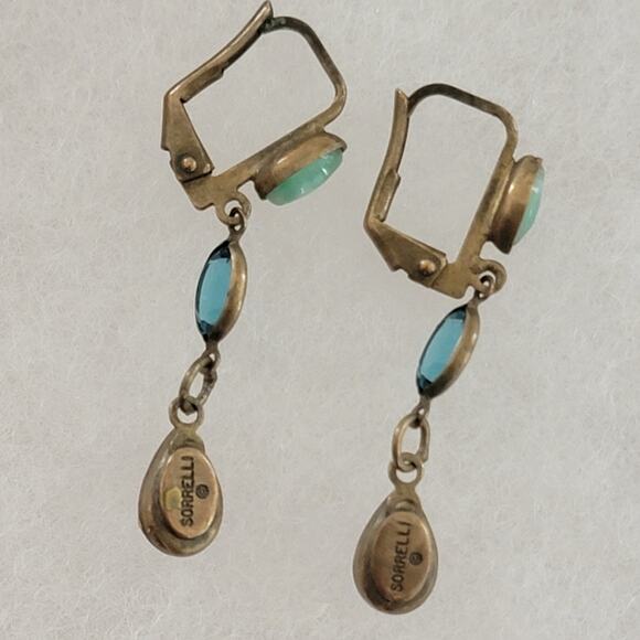 Sorrelli Dangle Earrings – Pastel Crystal Drops - Picture 3 of 5